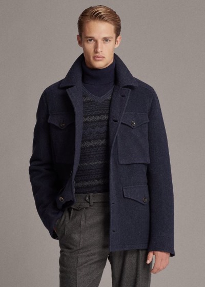 Men's Ralph Lauren Mapleton Merino Wool Jackets | 782096PYU